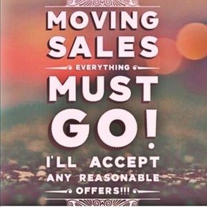 Moving Sale